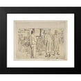 thumbnail image 2 of Charles Samuel Keene 24x19 Black Modern Framed Museum Art Print Titled - A Wolf in Sheep's Clothing (1870-1891), 2 of 5