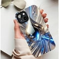 thumbnail image 5 of Liquid Metal Waterdrop Phone Case Compatible with iPhone 11/12/13/14/15/16 Pro Max Plus, Futuristic Shimmering Design for Tech Enthusiasts & Minimalists, Protective Cover, 5 of 9