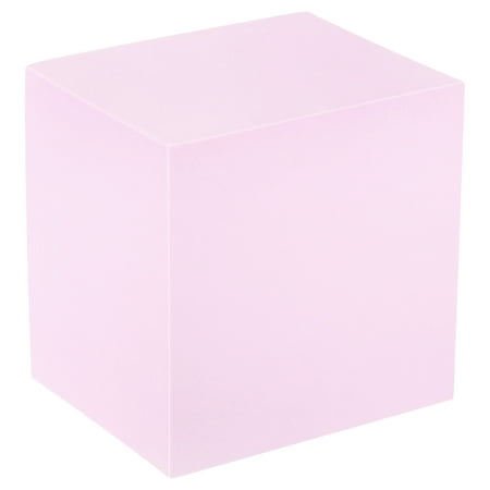 Image of Uxcell 3.9x3.9x3.1 Square Photography Background Props Hard Foam Photo Props Geometric Cube Pink