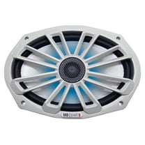 MB Quart NK1-169L Nautic Series 6" X 9" 140-Watt 2-Way Coaxial Speaker System (with LED Illumination)