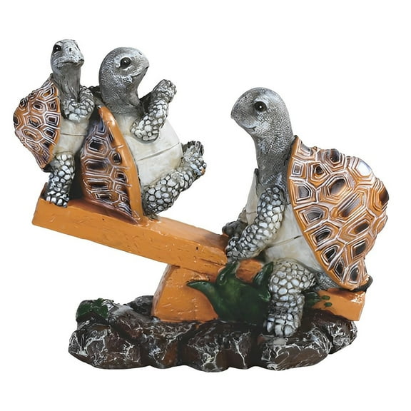 FC Design 6"H Turtle Family Playing on Seesaw Figurine Statue Sculpture Ornament Decoration Home/Room Decor and Unique Gift Ideas for Housewarming, Holidays and Birthdays