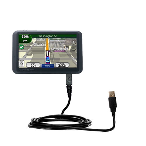 Classic Straight USB Cable suitable for the Garmin 765T with Power Hot Sync and Charge Capabilities - Uses Gomadic TipExchange Technology - Walmart.com