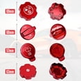 thumbnail image 2 of ALLTIMES 4PCS Engine Oil Cap Radiator Cap Washer Cap Brake Fluid Cap Cover Trim for Corvette C8 2020-2023, 6061 Aluminium Alloy, 2 of 11