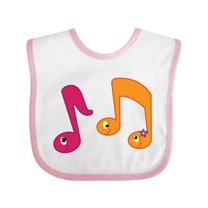 Inktastic Music Notes Band Choir Musician Gift Boys or Girls Baby Bib