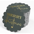 thumbnail image 4 of Inkdotpot Gold Foil Paper Hang Tags Merry Christmas Favor Tags 100 Pieces, 4 of 7