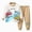 G167-Khaki, variant on masbird Toddler Pajamas Boys Girls Baby Pjs Sets Kids 2pcs Long-Sleeve Snug fit Sleepwear 6-12 Months 12-24 Months 2t 3t 4t 5t 6t 7t 8t 9t Children(Green,3-6 M)