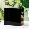thumbnail image 3 of Black Acrylic Wedding Card Box with Slot - Large 10x10x5.5 inch  Gift Holder for Weddings, Birthdays, Events, 3 of 4