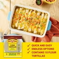 thumbnail image 3 of Old El Paso Flour Tortillas for Soft Tacos and Fajitas, Meal Prep, 10 Count, 8.2 oz, 3 of 14