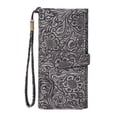 thumbnail image 2 of GOIACII Women Three-Fold Wallet,Clutch Purse Credit Card Holder Large Capacity Ladies Wristlet Long Purse, 2 of 7