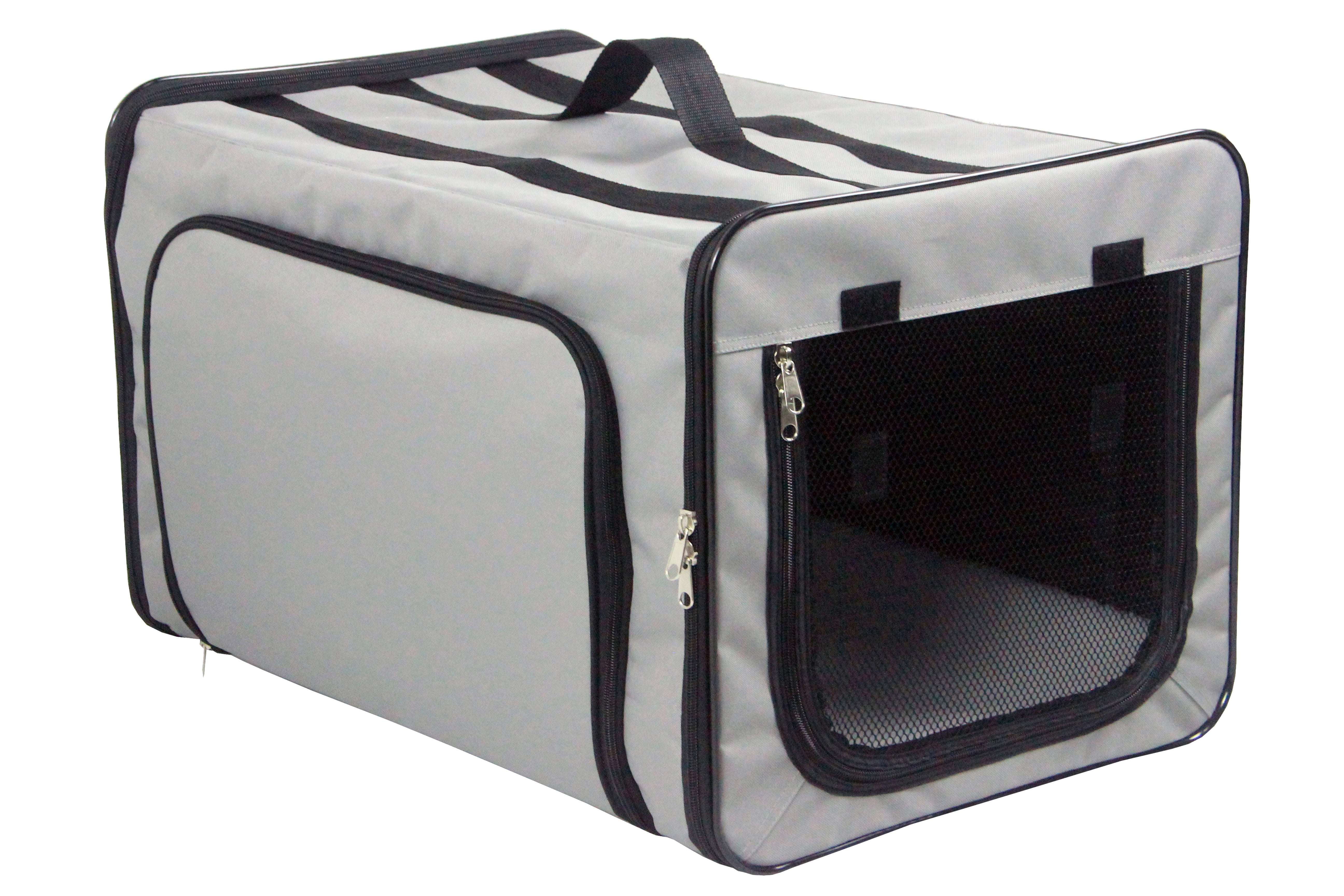 Pet Life Capacious Dual-Expandable Wire Dog Crate
