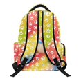 thumbnail image 2 of Chririnla Corgi Paw Print Pattern Backpack for School Boys with Lightweight multi-tasche School Bag, Multi-Pocket 17 Inch Bookbag for Travel Back to School Daily Use, 2 of 9
