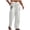 B-White, variant on Wyobmus Mens Cotton Pants Summer Soft Beach Pants Lightweight Drawstring Elastic Waist Casual Fitting Trousers A-Black