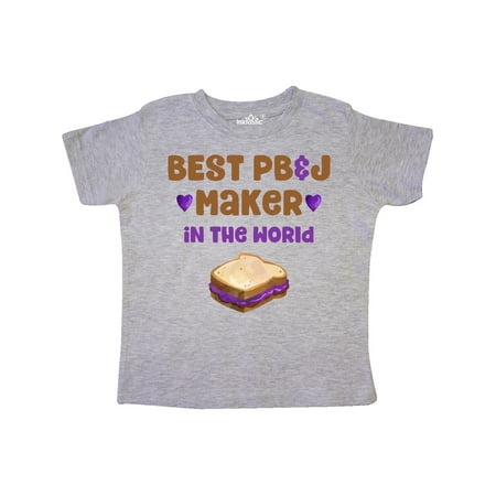 

Inktastic World s Best PBJ Maker Gift Toddler Boy or Toddler Girl T-Shirt