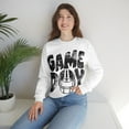 thumbnail image 3 of Vintage Football Game Day Sweatshirt Tailgate Football Fan Female Shirt XL, 3 of 7