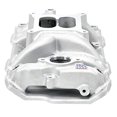 thumbnail image 2 of Edelbrock Intake Manifold 7501 RPM Air-Gap; For Use With 1986 And Earlier Chevy 262-400 Engines; Single 4 Barrel; Square Bore; Dual Plane; 1500-6500 RPM; Satin; Aluminum; Non-EGR, 2 of 4