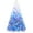 Lake Blue Gradient, variant on Topeakmart 4.5Ft Pre Lit Artificial Christmas Tree with Foldable Stand, Green