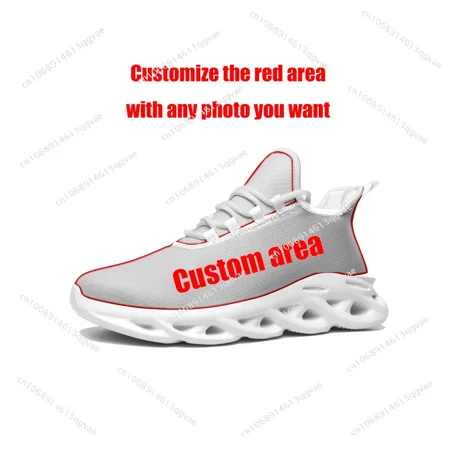 

Cartoon Cake Chef Flats Sneakers Mens Womens Sports Running High Quality Sneaker Lace Up Mesh Footwear Tailor-made Shoe White