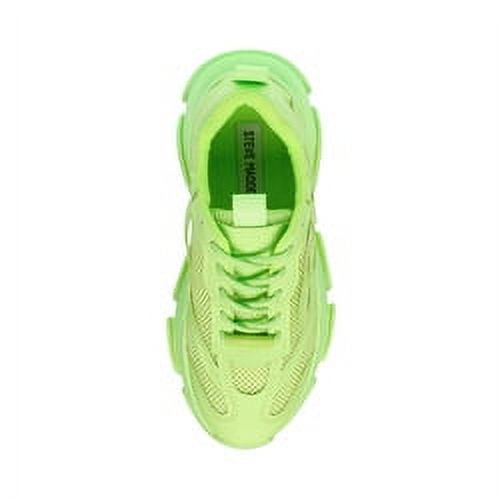 Steve Madden Possession Lime Fashion Lace Up Boyfriend Chunky Platform  Sneakers (Lime, 8.5)