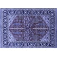 thumbnail image 1 of Ahgly Company Indoor Rectangle Oriental Blue Industrial Area Rugs, 2' x 5', 1 of 4