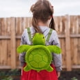 thumbnail image 5 of Mochila de tortuga para niñas. Mochila de tortuga monísima para viajes en familia, uso diario, festivales, actividades al aire libre, cumpleaños, colegio, niñas y niños, 5 of 5