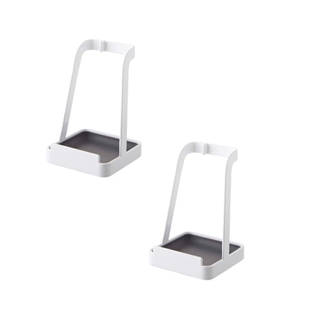 Clearance Drain Rack under $20 Multifunctional Spoon Storage Pot Rack Bracket Adjacent Pot/pot Rack With Kettle Stable Structure Space Saving For Storing Kitchen Lid.