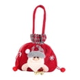thumbnail image 1 of Bolsas de dulces navideñas Almacenamiento de paquetes navideños Bolsas de regalo Navidad Acción de Gracias Papá Noel, 1 of 9
