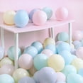 thumbnail image 2 of 30/50 Uds 5/12/ 10 pulgadas macarrón globo de látex Pastel rosa blanco Color globo boda fiesta cumpleaños decoración Baby Shower Decoración Tan Jianjun unisex, 2 of 2