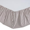 thumbnail image 4 of VHC Brands Celebration Farmhouse Bed Skirt Dust Ruffle, Striped, King, Red Creme, 78x80x16, 4 of 6