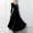 Black, variant on kakina CMSX Elegant Vintage Velvet Dress for Women Plus Size V-Neck Long Sleeve Pleated Maxi Dresses Retro Velour Casual Solid Color Long Dress