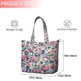 thumbnail image 4 of Pioneer Flower Floral Print Pattern Travel Tote Bags for Women Carry On,Large Weekender Bags for Women Travel,Multi Functional Duffle Bag for Work,Shopping,Sports, 4 of 5