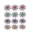 thumbnail image 3 of 12 PCS Halloween Spider Webs Decorative Cobweb Spiders Fake Spiders Adornos únicos, 3 of 6