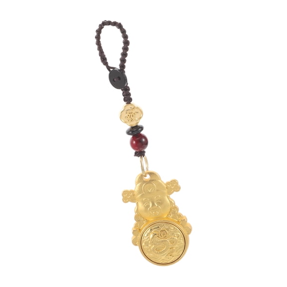 Masteelf Handbag Accessories Stylish Keychain Pendant Versatile Car Key Ring Decoration Bag Hanging Charm Traditional Blessing Ornament