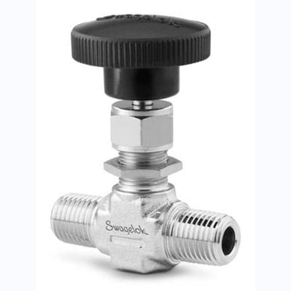 SS-ORM2* | Swagelok (Whitey) Integral Bonnet Needle Valve, Inlet/Outlet : 1/8" Male : NPT, 5,000 psi, 316 Stainless