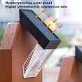 thumbnail image 3 of Luz de escalera de Patio con energía Solar IP67 atmósferas impermeables lámpara de paisaje al aire libre balcón porche jardín patio Iluminación y accesorios Luz cálida y colorida. 2 piezas Injueey HA073263-03, 3 of 6