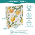 thumbnail image 3 of FORMRS 3 Ring Binder 1.5 inch with Pockets Set of 2 Clip Board 200 Sheets Capacity, Orange Bees, 3 of 8