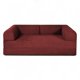 thumbnail image 2 of SOFA CAMA TEDDY SMOOTH BIRGUNDY, 2 of 10