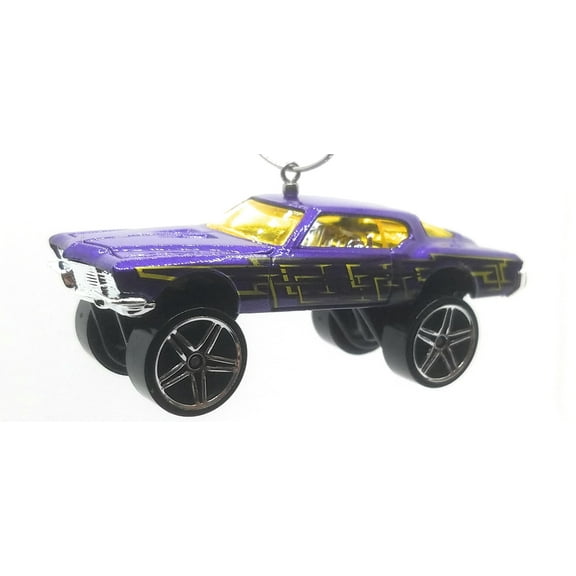 Christmas Ornament for 1971 Buick Riviera Lifted Purple Yellow