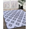 thumbnail image 3 of Ahgly Company Machine Washable Indoor Rectangle Transitional Lavender Blue Area Rugs, 8' x 12', 3 of 7