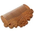 thumbnail image 3 of Miangastore Wood Comb Embossment Women Hair Styling Comb Household Comb Hair Styling Comb, 3 of 8
