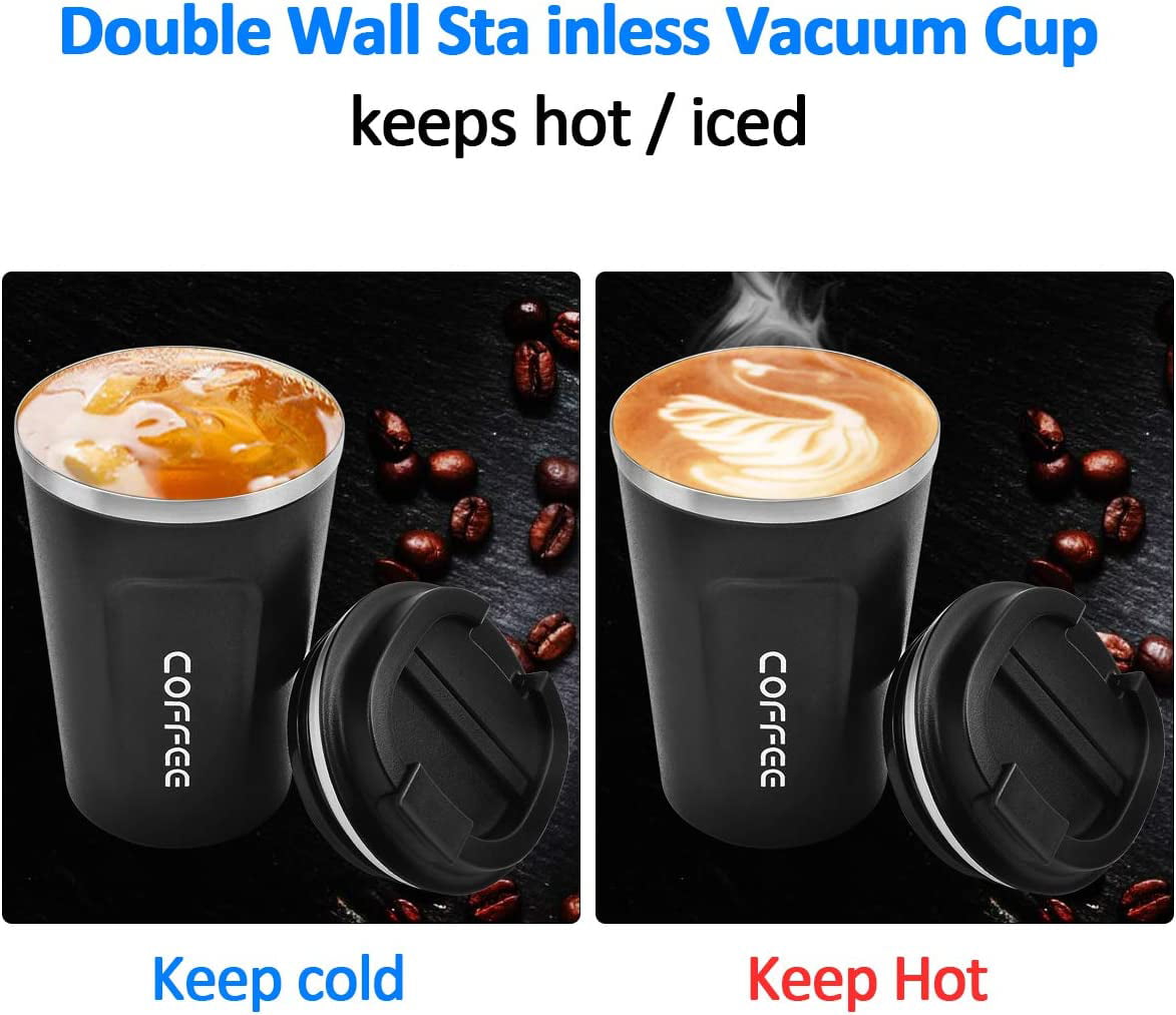  kaforto 12oz Insulated Coffee Travel Mug Stainless