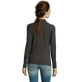 thumbnail image 4 of SOLS Womens Perfect Long Sleeve Pique Polo Shirt, 4 of 5