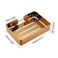 thumbnail image 2 of Uxcell 304 Stainless Steel Wall Mounted Soap Dish Holder Rose Gold, 2 of 5