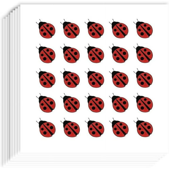20pcs 500Pcs Ladybug Planner Stickers 0.5x0.5 Inch Self-Adhesive Ladybird Scrapbook Paper Insect Stickers Decals for Scrapbooking Planner Calendar DIY Crafts Album Party Decor Gift Bag Seal