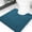 Peacock Blue-20" X 20" Contour Rug, variant on 24" X 24" Contour Rug Light Grey Chenille Bathroom Bath Mat