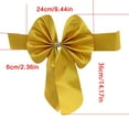 thumbnail image 3 of High Elasticity Chair Back Decoration, Satins Bows Stretch Chair Sashes Tie , Installation for Home Use, 3 of 8