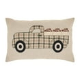 thumbnail image 2 of VHC Brands Cider Mill Applique Apple Truck Pillow, 14x22, 2 of 6