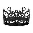 thumbnail image 1 of Corona gótica, tocado de corona negra, accesorio de foto, regalo, diadema de moda, Tiaras, corona para pastel, accesorios de Cosplay para Halloween, 1 of 9