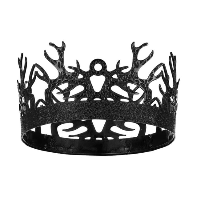 Gothic Crown Black Crown Headgear Photo Prop Gift Fashion Hairband Tiaras Crown