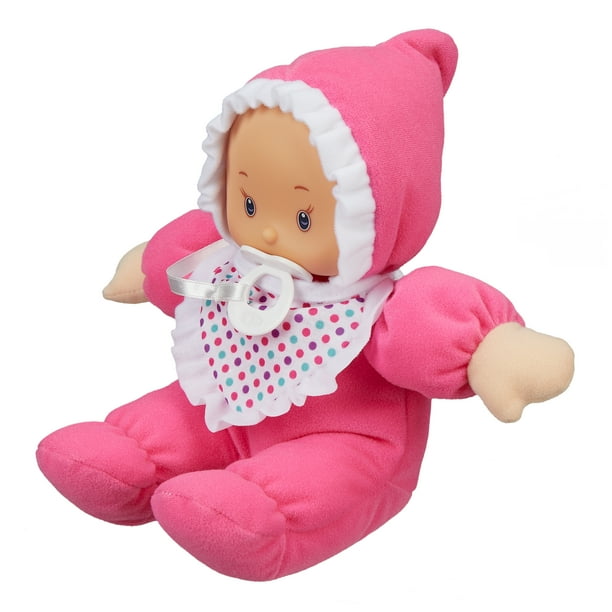 My Sweet Love 10 Inch Soft Baby Doll With Removable Bib And Pacifier Pink Outfit Walmart Com