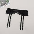 thumbnail image 3 of Women's Lace Garter Belt Metal Clip Suspenders for Women Thigh High Stockings, 3 of 6